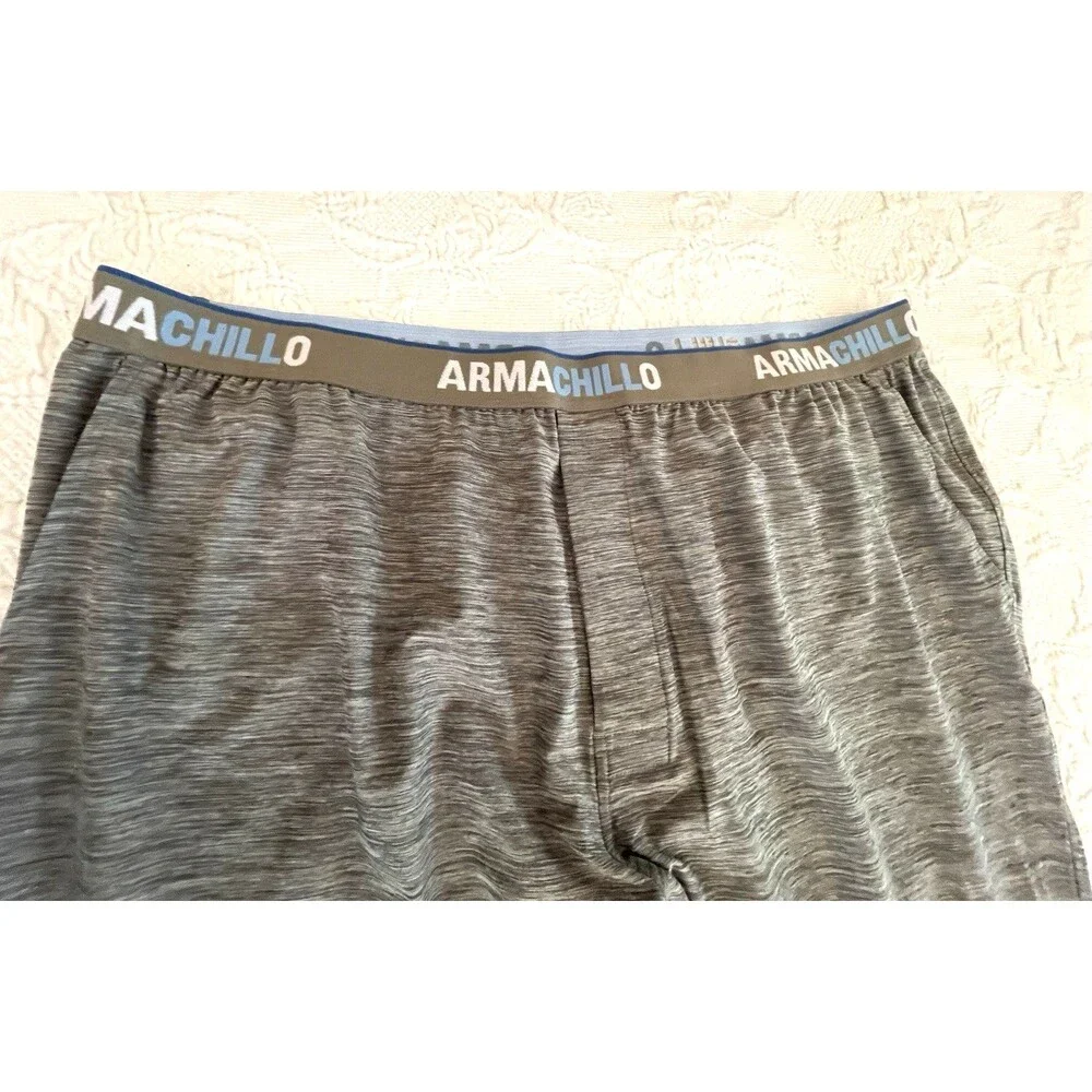 Duluth Trading Armachillo Lounge Jogger Pant Gray Striation Mens 2XL x 29